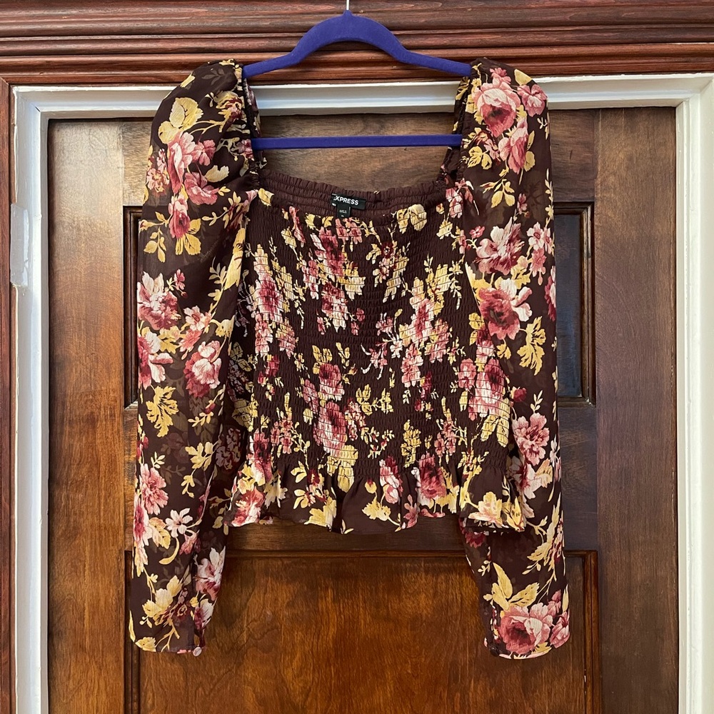 Express floral top